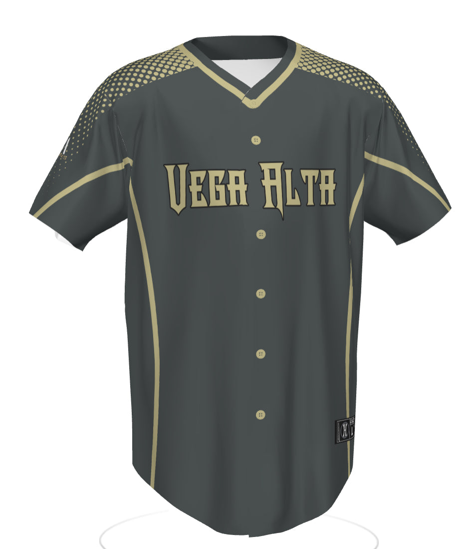 Custom Full Button Baseball Jersey - Sublimación Premium