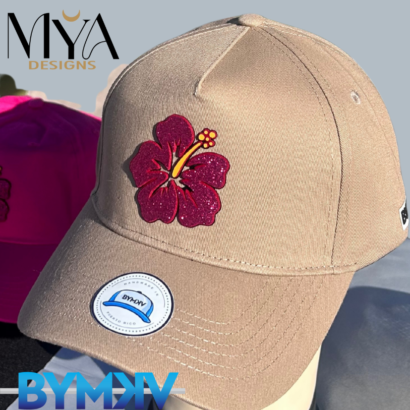Gorra Puerto Rico Amapola Maga Flower