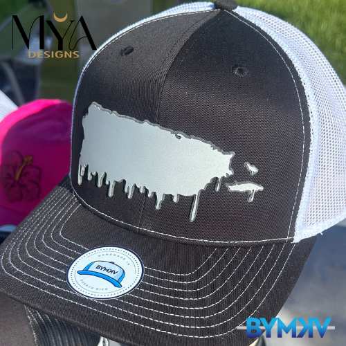 Gorra Mapa 3d logo PR