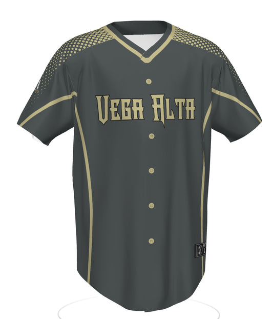 Custom Full Button Baseball Jersey - Sublimación Premium
