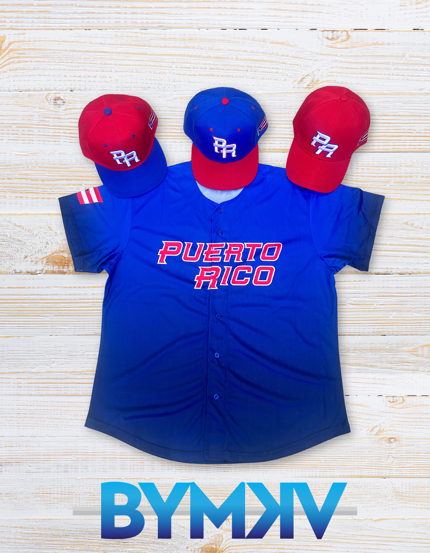 Camisa de Botones Clásico de Pelota PR – Edición Gradient